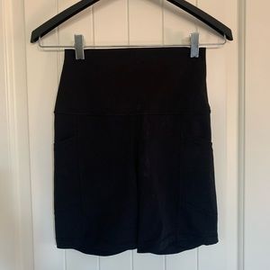 Black biker shorts